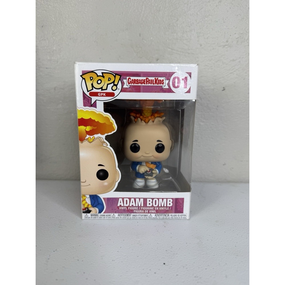 NEW Funko Pop! ADAM BOMB #01 Garbage Pail Kids GPK Retro Vinyl Figure Vaulted
